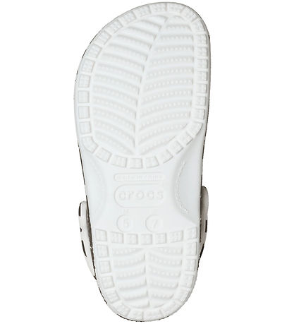 Crocs Sandaler - Classic Pop Animal Clog - Chalk/Multi