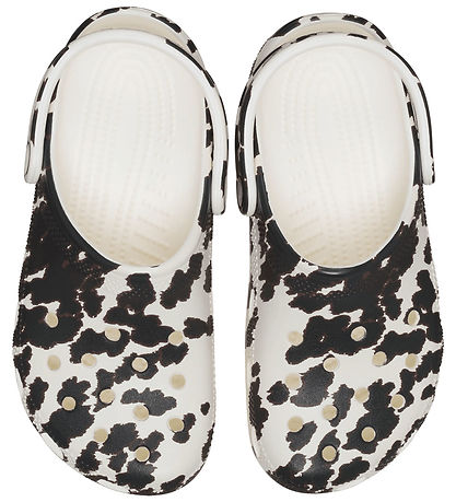 Crocs Sandaler - Classic Pop Animal Clog - Chalk/Multi