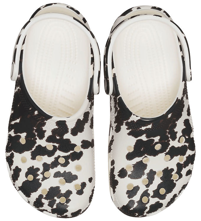 Crocs Sandaler – Classic Pop Animal Clog – Chalk/Multi