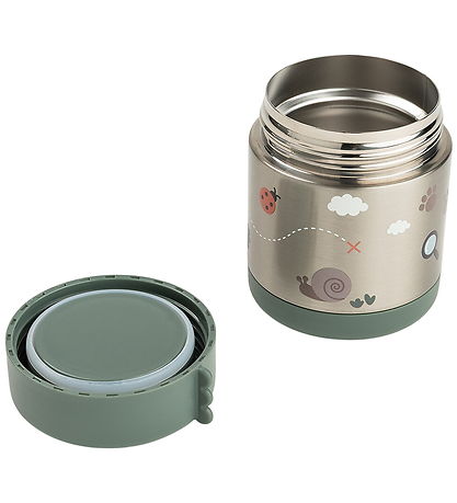 Done by Deer Termobeholder - 300 ml - Tiny Trails - Green