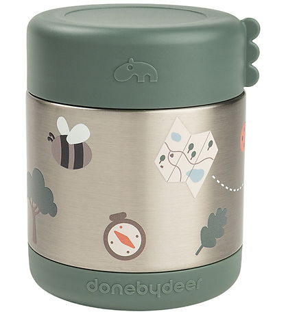 Done by Deer Termobeholder - 300 ml - Tiny Trails - Green