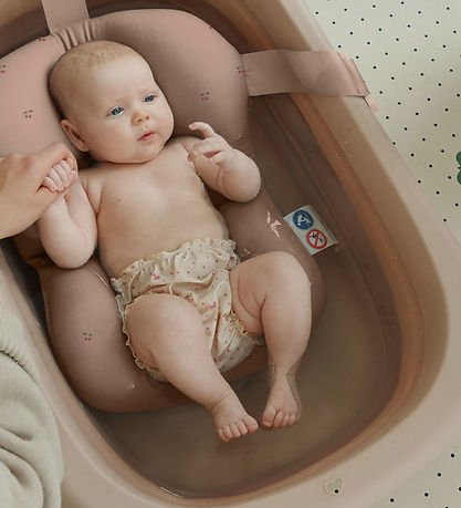 Konges Sløjd Sammenklappeligt Badekar m. Pude - Blush