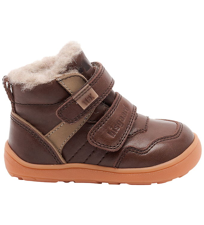 Bisgaard Vinterstøvler - Becky Tex - Barefoot - Dark Brown