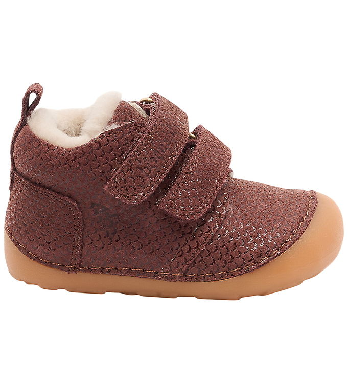 Bisgaard Vinterstøvler - Carter Lamb - Barfod - Plum