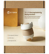 STORK Babyrocker 3-i-1 - Beige/Hvid