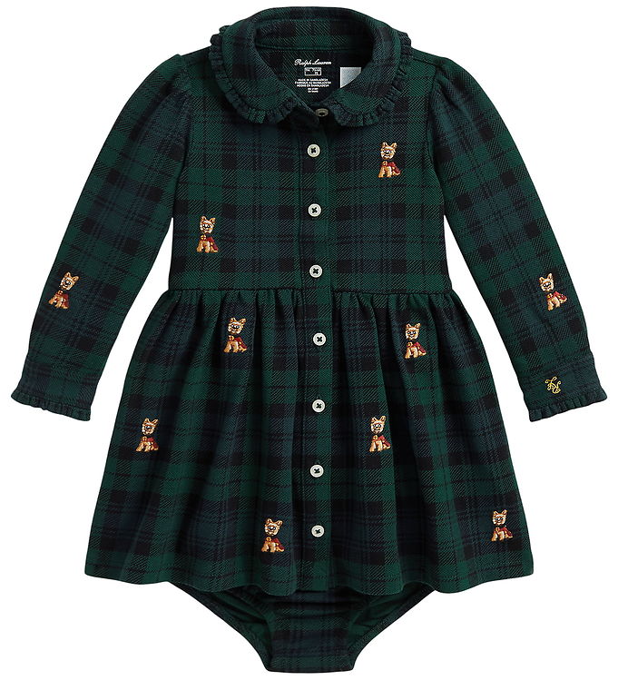 Polo Ralph Lauren Kjole m. Bloomers - Blackwatch Tartan