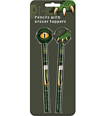 Euromic Pencils - 2-Pack - Dino Eye