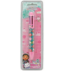 Gabby's Dollhouse Pen w. 6 Colours - Pink