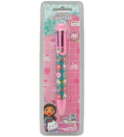 Gabby's Dollhouse Pen m. 6 Farver - Lyserød