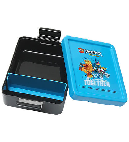 LEGO® Ninjago Madkasse - Sort/Blå