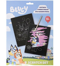 Bluey Skrabekort - 2 stk. - Bluey