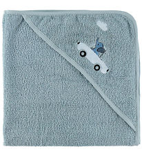 Nørgaard Madsens Hooded Towel - 80x80 cm - Arona w. Car/Elephant