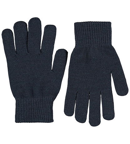 Molo Handsker - 2-pak - Strik - Kiddy Wool - Total Eclipse