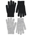Molo Handsker - 2-pak - Strik - Kiddy Wool - Grey Melange