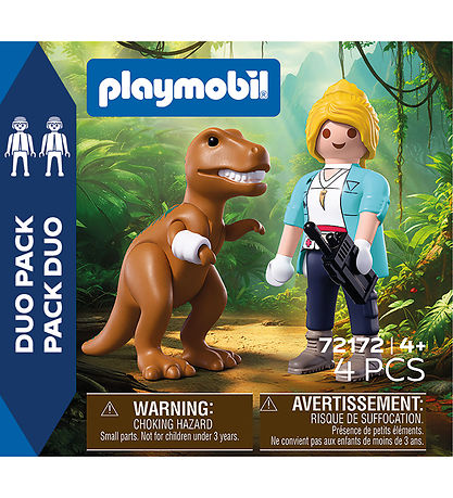 Playmobil T-Rex Med Explorer - 72172 - 4 dele