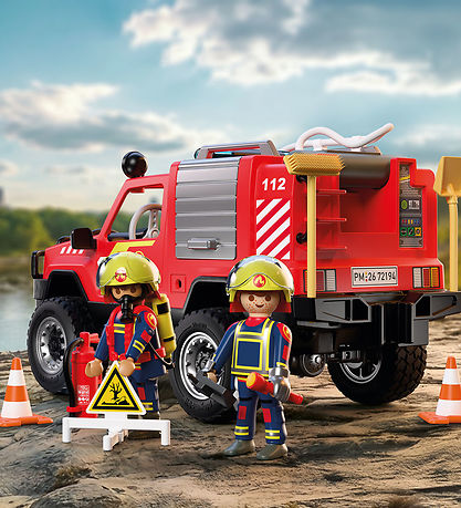 Playmobil - Fire Pickup Truk - 72194 - 79 Dele