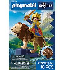 Playmobil Løve Med Udødelig Ridder - 72212 - 18 dele