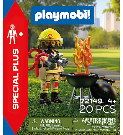 Playmobil Brandmand Med Fantasibrand - 72149 - 20 Dele