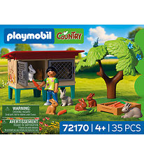 Playmobil Kaninbur - 72170 - 35 Dele