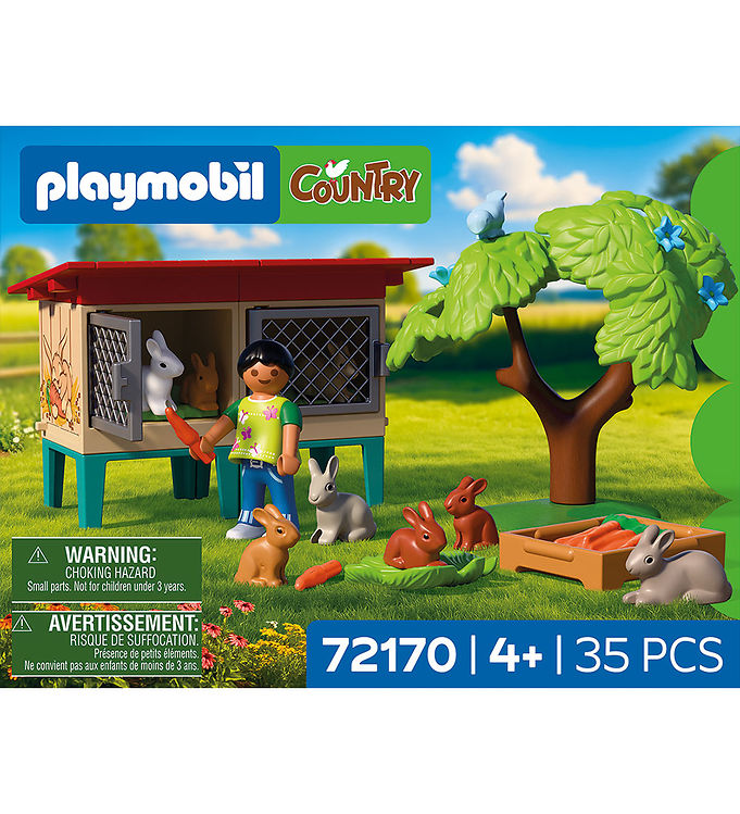 Playmobil Country - Kaninbur 72170 - 35 Dele