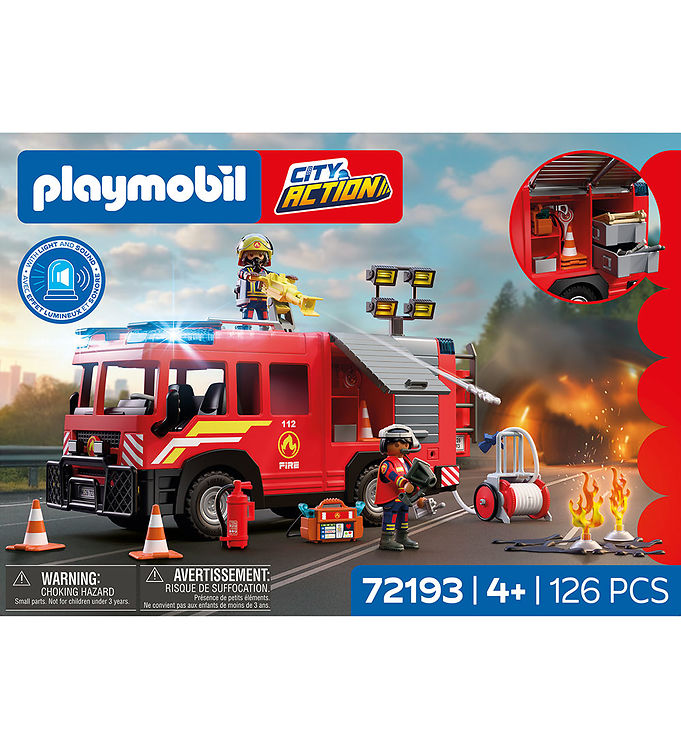 Playmobil City Action - Brandbil 72193 - 126 Dele