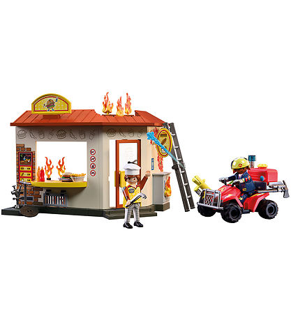 Playmobil Brand I Burgerbar - 72195 - 100 Dele