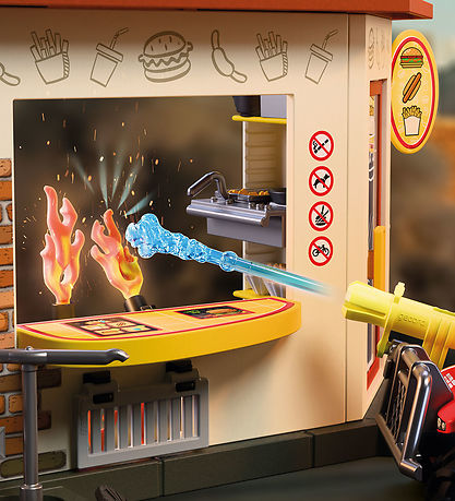 Playmobil Brand I Burgerbar - 72195 - 100 Dele