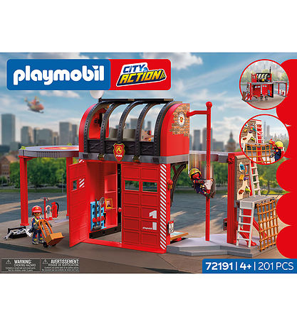 Playmobil Stor Brandstation - 72191 - 201 Dele