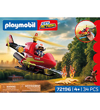 Playmobil Brandslukningshelikopter - 72196 - 34 Dele