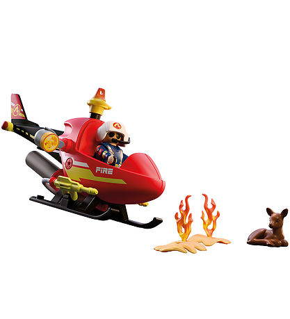 Playmobil Brandslukningshelikopter - 72196 - 34 Dele