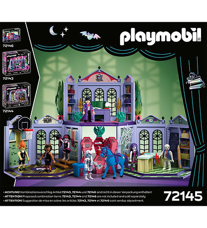 Playmobil Monster High Klasselokale - 72145 - 48 Dele