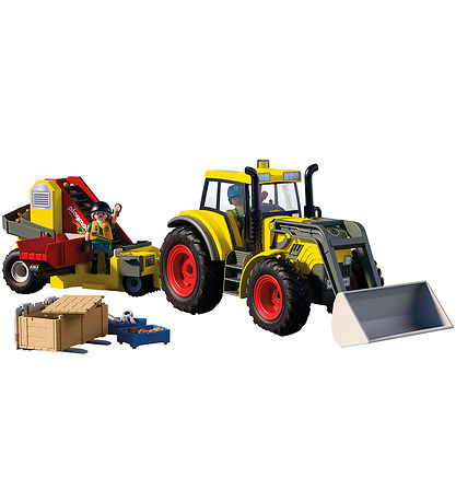 Playmobil Stor Traktor Med Kartoffeloptager - 72161 - 102 Dele