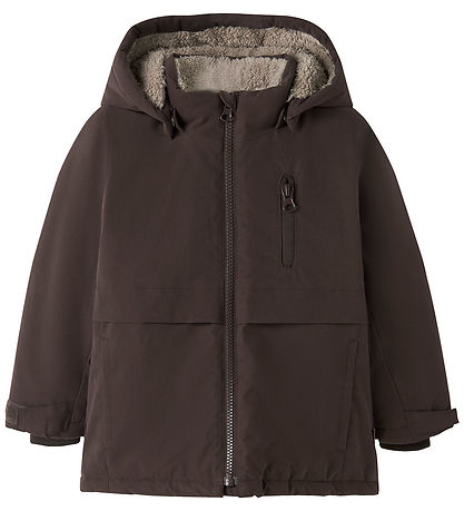 Name It Vinterjakke - NmmSnow05 - Seal Brown