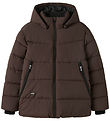 Name It Dynejakke - NkmMelvin - Seal Brown