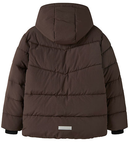 Name It Dynejakke - NkmMelvin - Seal Brown
