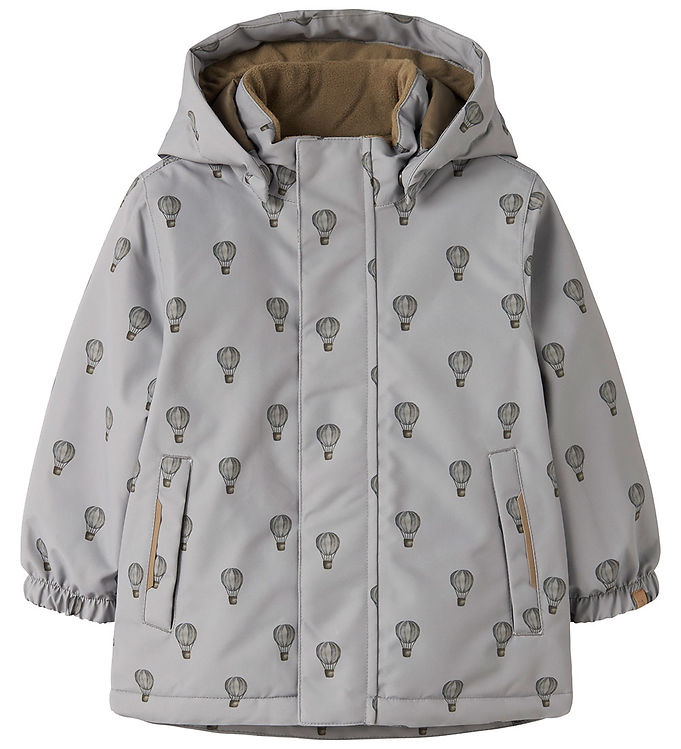 Lil' Atelier Vinterjakke - NmmLaSnow10 - Sleet/Air Balloons
