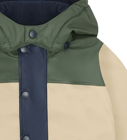 Hust and Claire Regnjakke m. Fleece - PU - HCOddur - Deep Ivy