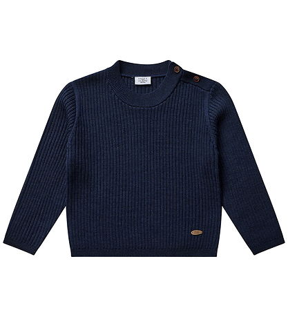 Hust and Claire Bluse - Uld - Rib - HCPil - Blues