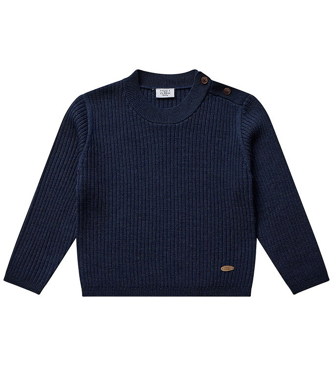 Hust and Claire Bluse - Uld - Rib - HCPil - Blues