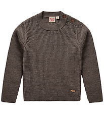 Hust and Claire Bluse - Uld - Rib - HCPil - Deer Melange