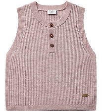 Hust and Claire Vest - Uld - Strik - HCEdi - Heather