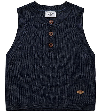 Hust and Claire Vest - Uld - Strik - HCEdi - Blues