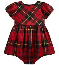 Polo Ralph Lauren Kjole - Red/Black Multi Plaid