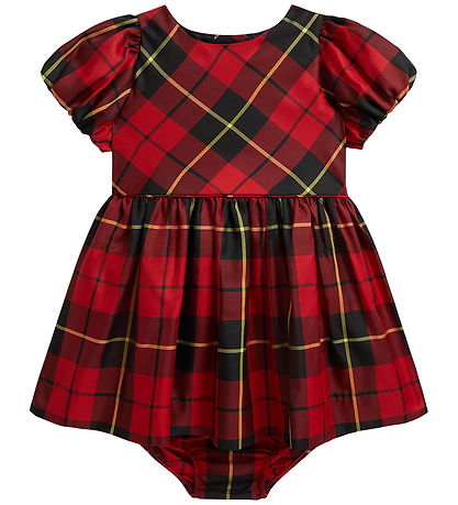 Polo Ralph Lauren Kjole - Red/Black Multi Plaid