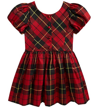 Polo Ralph Lauren Kjole - Red/Black Multi Plaid