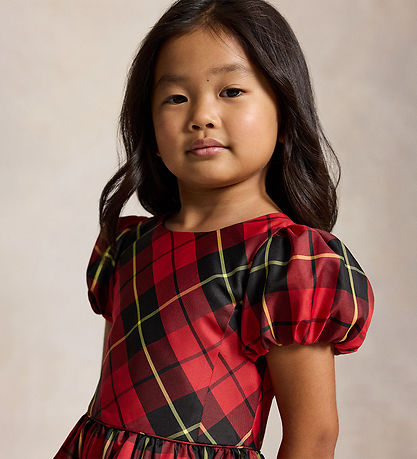 Polo Ralph Lauren Kjole - Red/Black Multi Plaid