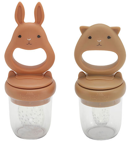Konges Sløjd Fruit Feeding Pacifier -Silicone - Almond/Terracott