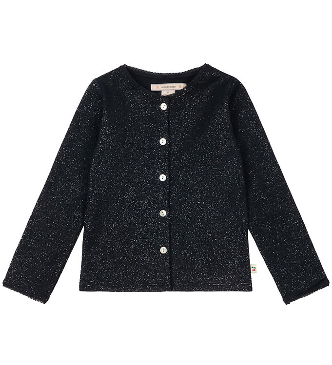 Konges Sløjd Cardigan - Roli - Black m. Glitter