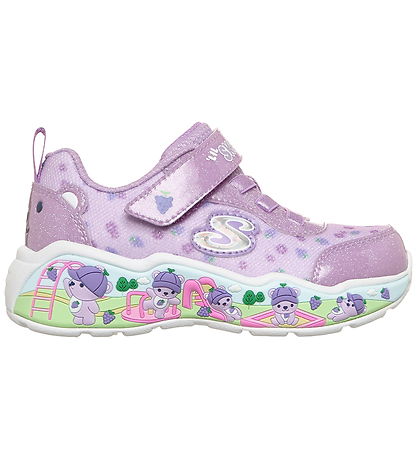 Skechers Sko - Play Scene - Purple m. Glitter