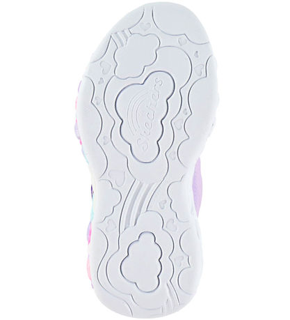 Skechers Støvler - Eternal Heart Lights - Cozy Glitter - Purple